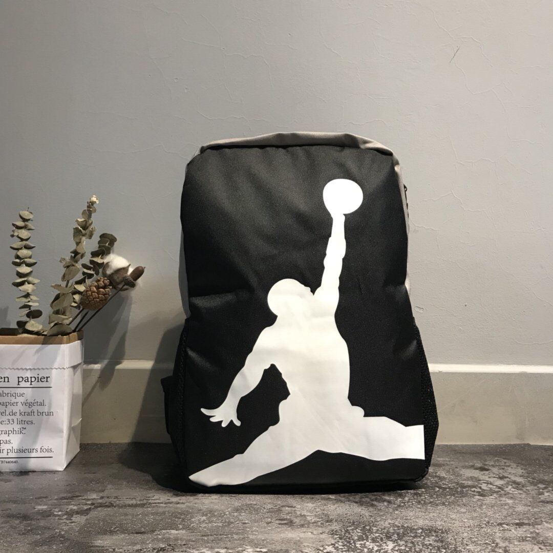 Air Jordan Backpack Jumpman Logo Black White